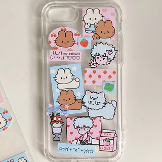 (Sticker) babidi : CHUBBY BUNNY / สติกเกอร์ลายกระต่าย Vol.1