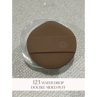 SUPERMOM l 123 Water drop double-sided puff พัฟรองพื้น (มีตลับใส่แถมให้)