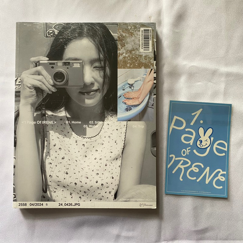 แถม postcard official‼️ 1 Page Of Irene (Photobook) พร้อมส่ง ซีลไม่แกะ