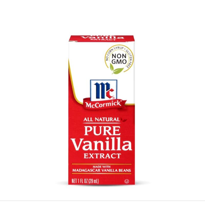 แม็คคอร์มิค กลิ่นวานิลลาธรรมชาติ 29 มล. McCormick Pure Vanilla Extract 29 mL [052100070865]