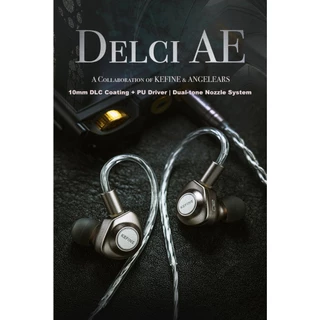 [ประกันศูนย์ไทย] KEFINE Delci AE หูฟัง 1ไดรเวอร์ ไดนามิก ไดอะแฟรม DLC+PU เปลี่ยนท่อนำเสียงได้