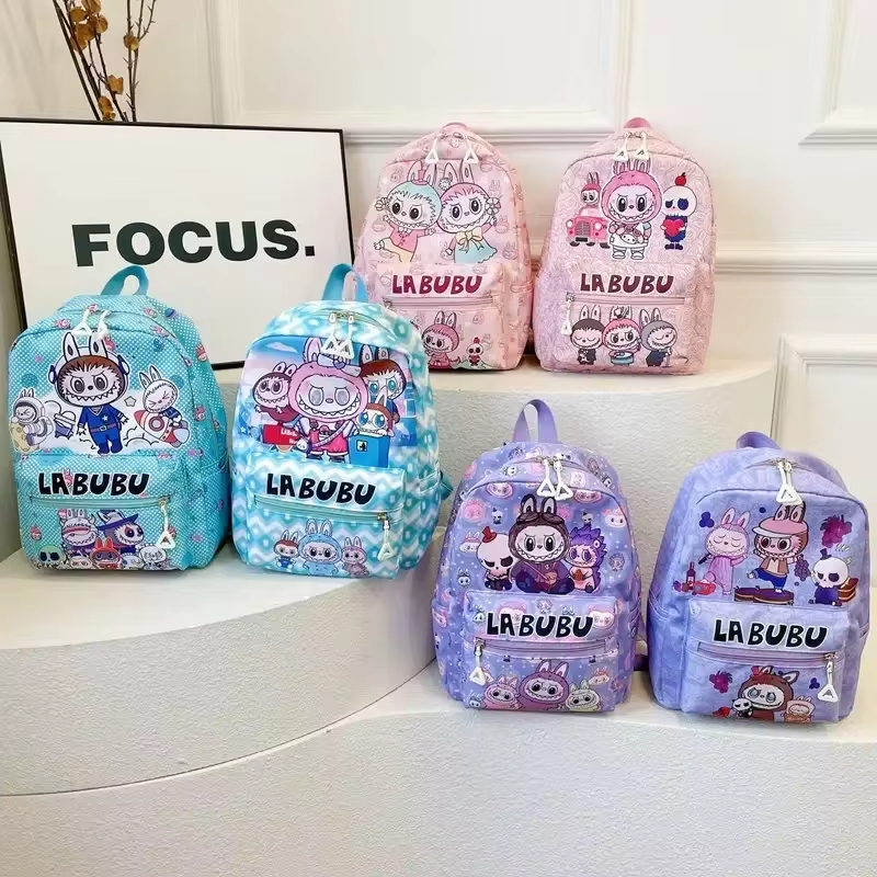 Large capacity children bag Labubu cute elementary school student backpack kindergarten backpack