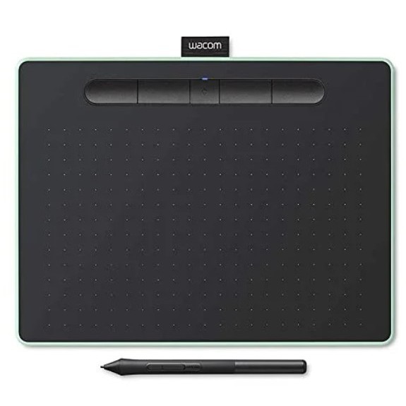 WACOM Intuos Pen M, Bluetooth (CTL-6100WL/E0-CX) BLACK / Pistachio Green รับประกันศูนย์ไทย 1 ปี
