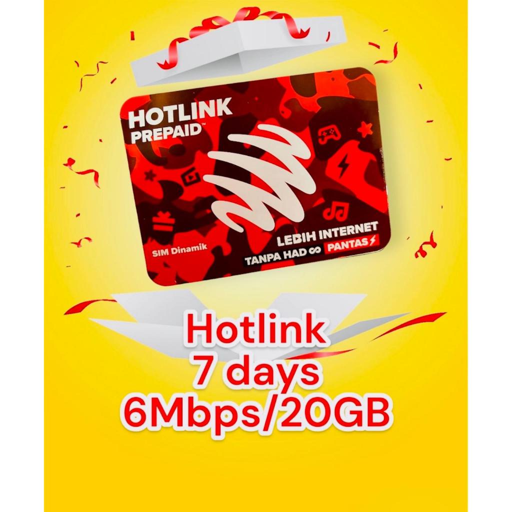 ซิมเน็ตมาเลเซีย เน็ต 7 days 20GB