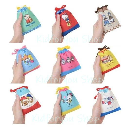 ถุงผ้ารูด ขนาดจิ๋ว mx sanrio Size: 10×13 cm approx. Import From: Japan