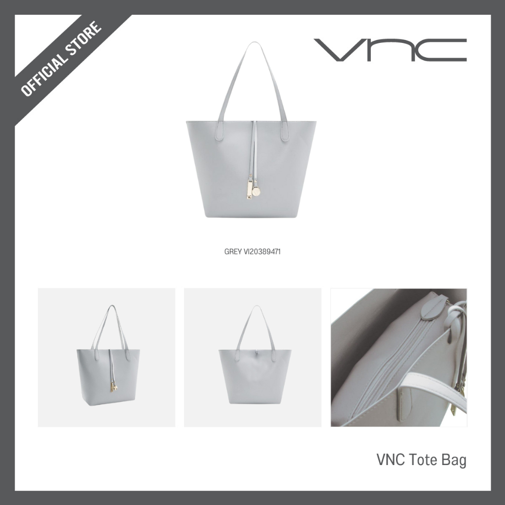 VNC กระเป๋า TOTE BAG สี GREY