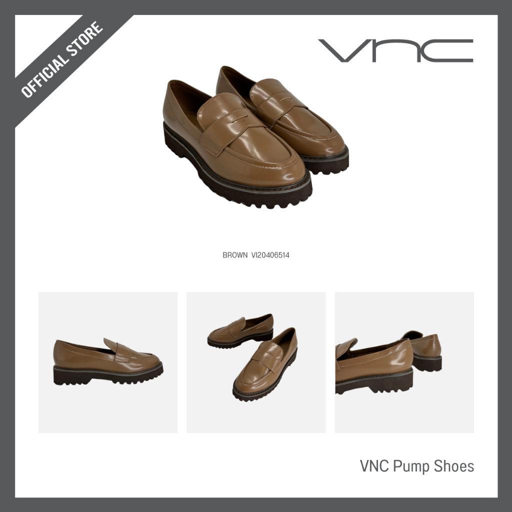 VNC รองเท้าผู้หญิง รองเท้าคัทชู สี BROWN