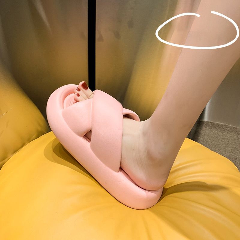 Walkon ที่สุดในรุ่น  รองเท้าแตะแฟชั่นผู้หญิงแบบสวม ดีเทลเป็นสายไขว้ ทำจากยาง ใส่แล้วไม่บาดหน้าเท้า น้ำหนักเบา ทรงสวย ราค - รูปที่ 6