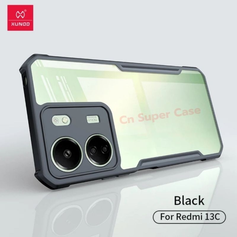 Xundd เคส สำหรับ Redmi 13C เคสกันกระแทก คลุมกล้อง ขอบยาง TPU หลังใส [ พร้อมส่งไทย ]