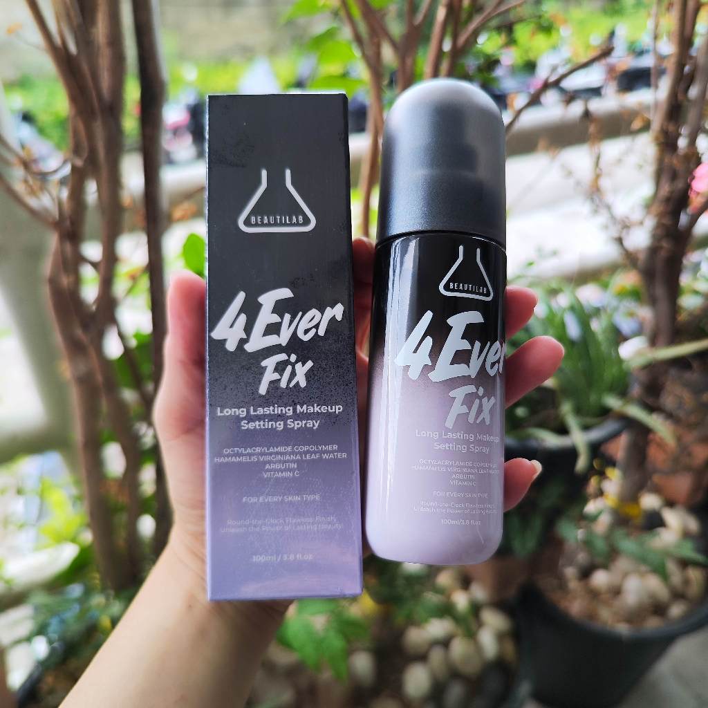(สั่งจากVDOส่วนลดสุดปัง!!) แบ่งขายสเปรย์ล็อคเมคอัพติดทน คุมมัน Beautilab 4EverFix Long Lasting Makeu