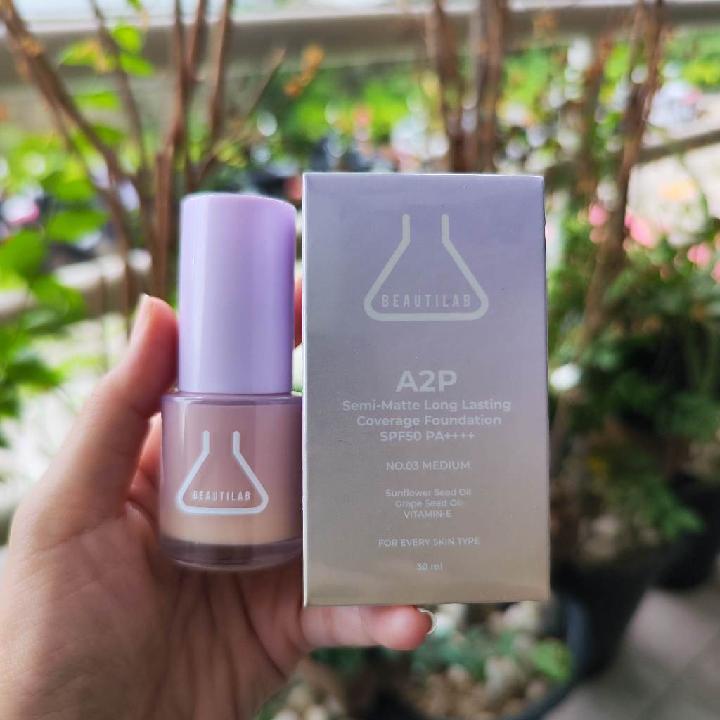 (สั่งจากVDOส่วนลดสุดปัง!!) แบ่งขายรองพื้นเนื้อ Semi-Matte Beautilab A2P Semi-Matte Long Lasting
