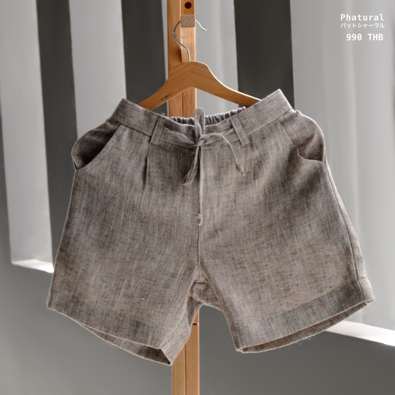 กางเกงขาสั้น Gen 3 Linen Sparkling grey