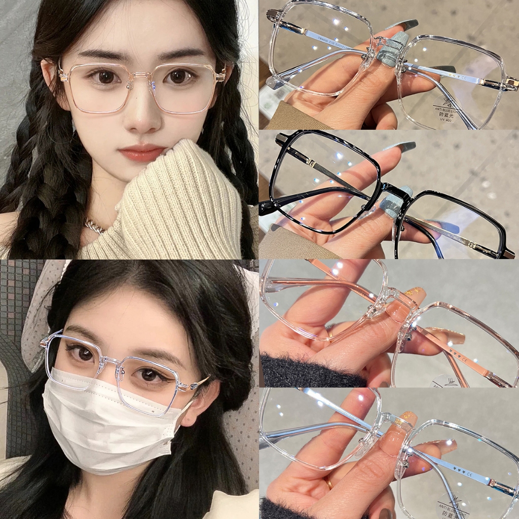 แฟชั่น กรองแสง แว่นสายตาสั้น0-400° ไร้กรอบ เลนส์ออโต้ ออกแดดเปลี่ยนสี กันรังสี Super Auto Lens กันUV99% #168 #168A