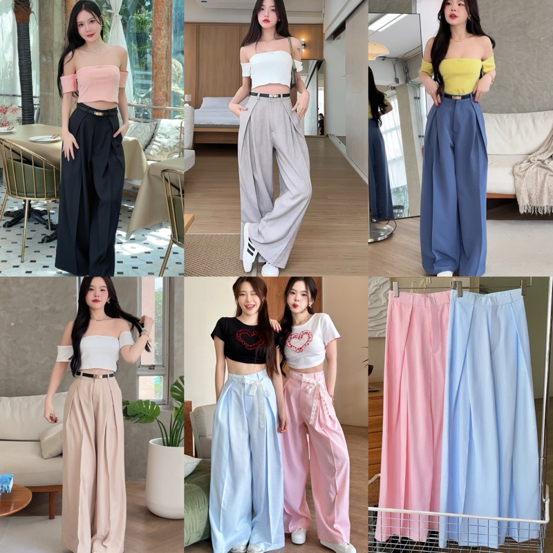 NARYSTUDIO - unless pants กางเกงเอวสูง