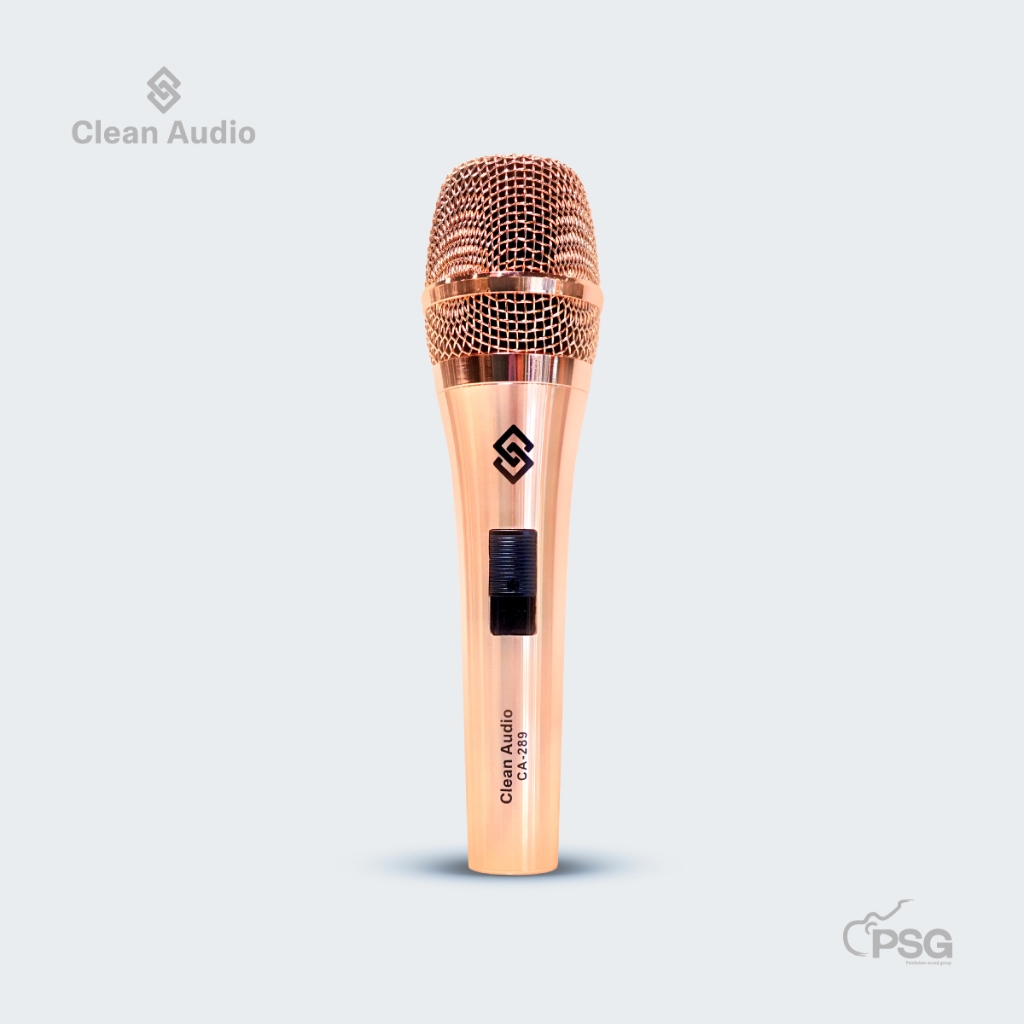 CLEAN AUDIO : CA-289 ROSE GOLD ไมโครโฟนไดนามิค Dynamic Microphone