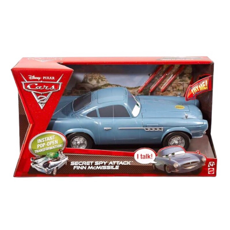 Disney Pixar Cars 2 Secret Spy Attack Finn McMissle New