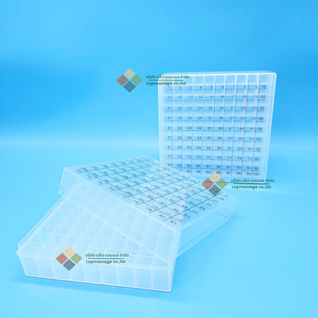 Freezing box 81,100wells for 1.8ml Cryotubes-กล่องใส่หลอดทดลอง ขนาด1.8 มิลลิลิตร จำนวน 81,100 ช่อง