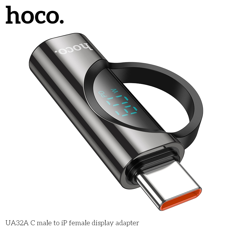 ตัวแปลงหัวชาร์จ HOCO UA32 UA32A UA32B สำหรับ iOS/Type-C จ่ายไฟ 27W 60W รองรับการถ่ายโอนข้อมูล - รูปที่ 5