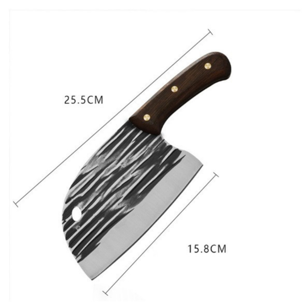 มีดหั่นหมู มีดทำครัวมีดแล่ รุ่นบาง ถูก มีดปังตอสับกระดูก ชุดมีดปังตอ มีดสไตล์ญี่ปุ่น - รูปที่ 6