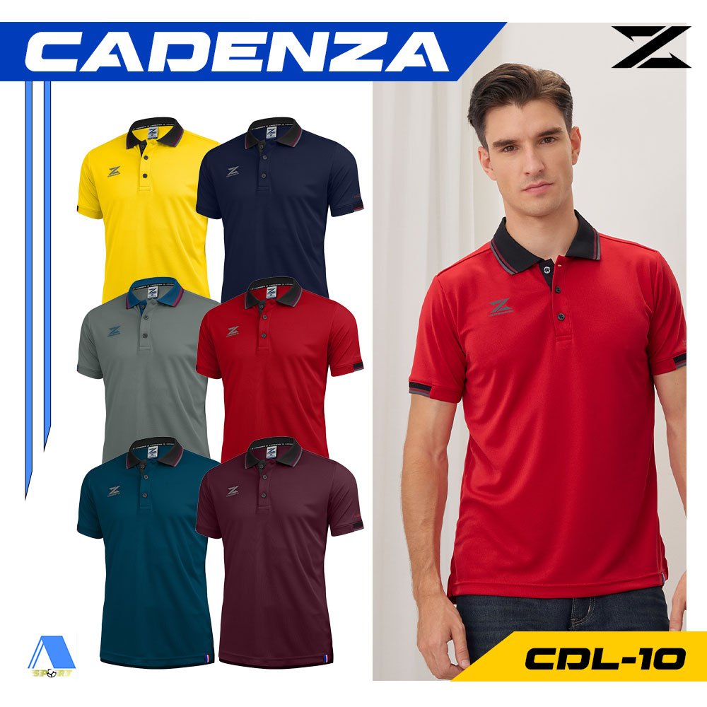 [[ส่งฟรี!! มีเงินคืน]] CADENZA เสื้อโปโล รหัส CDL-10MEN ชุดที่ 2 แท้100%