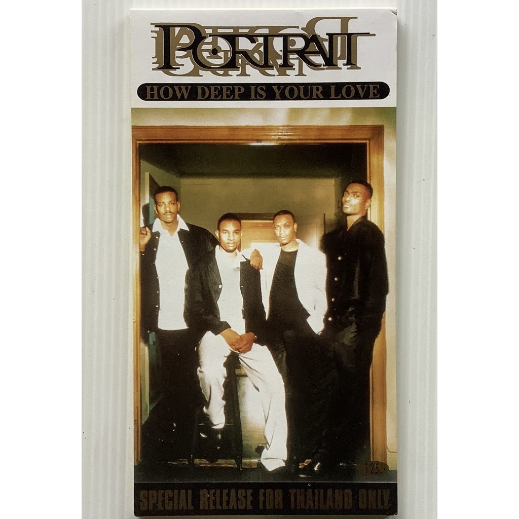 Mini CD มินิซีดีเพลงวินเทจ Portrait How Deep Is Your Love 5 Tracks Single Special Release for Thaila