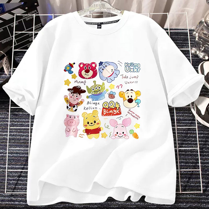 D801 (พร้อมส่งทุกสี）เสื้อยืดแขนสั้น ผ้านุ่มใส่สบายฯ มี7สีหลายไซส์เลือกได้ S-3XL