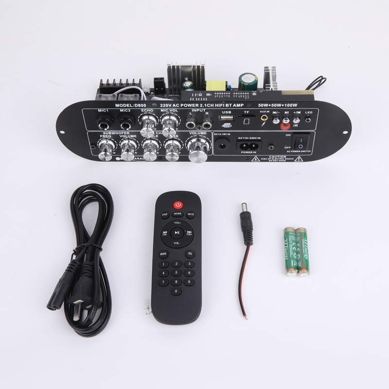 🔥Audio แอมป์จิ๋ว D800 ของแท้ บลูทูธ 5.0 บอร์ดขยายเสียงซับวูฟเฟอร์