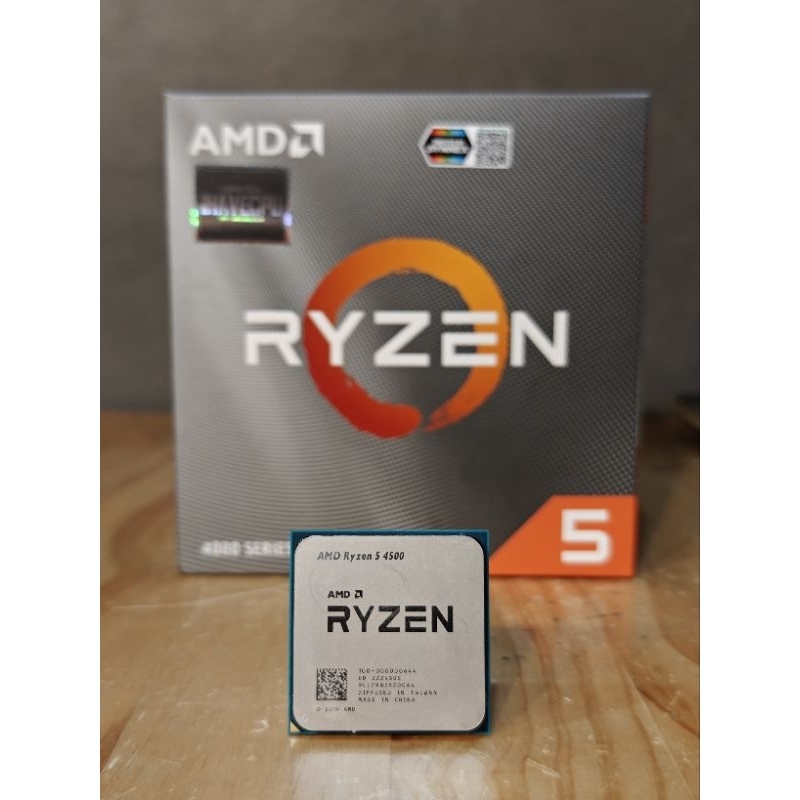 CPU [AM4] Ryzen 5 4500 มือสอง มีกล่อง มีฮีทซิ้ง