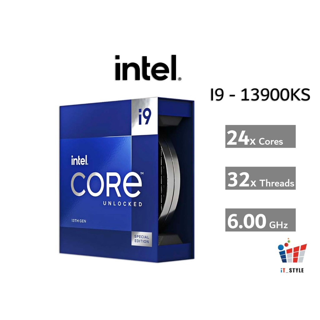 CPU (ซีพียู) INTEL CORE I9-13900KS 3.2 GHz LGA 1700 ประกันศูนย์ไทย