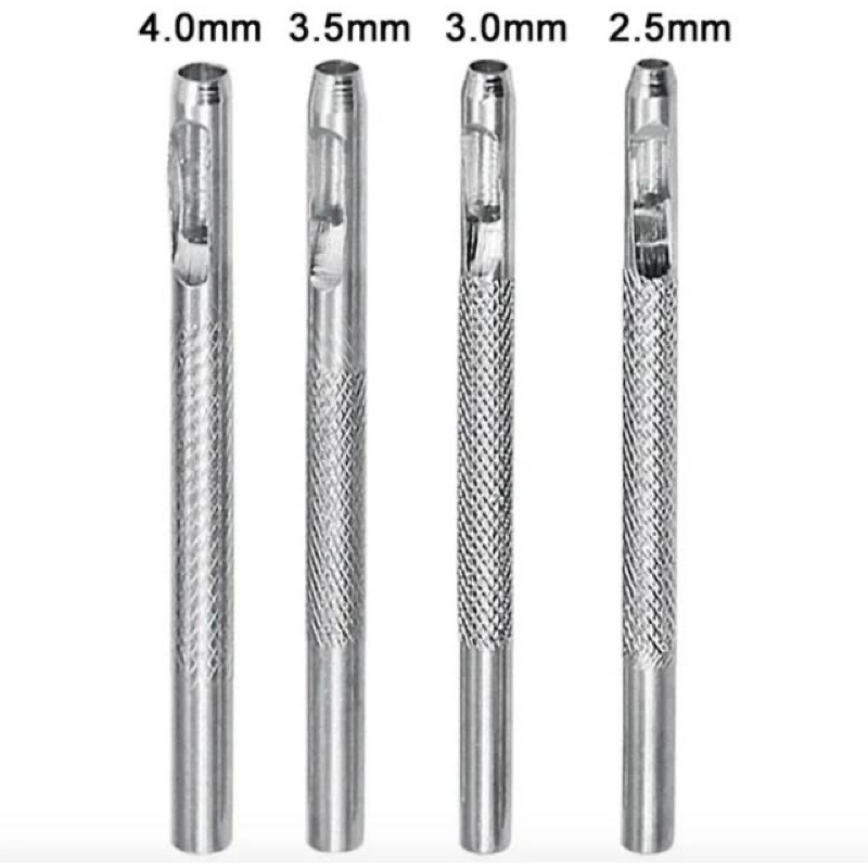 ที่เจาะรูเข็มขัด รูกลม แบบตอก