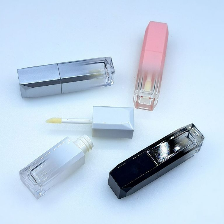 หลอดลิปเปล่าไล่เฉดระดับสี ลิปกลอสสีสันสดใส DIY แบบจุ่ม ขนาด 5 ml. สำหรับใส่ลิปกลอส