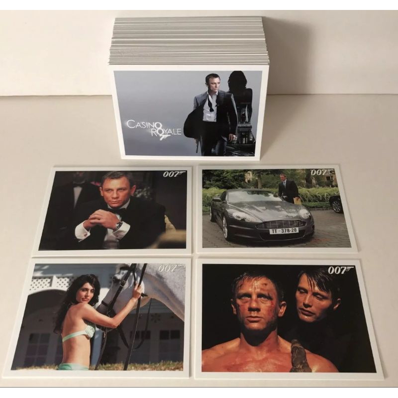 (จำหน่ายยกเซ็ทครบชุด✅) การ์ดภาพยนตร์ เจมส์ บอนด์ JAMES BOND : CASINO ROYALE 2014 COMPLETE CARD SET