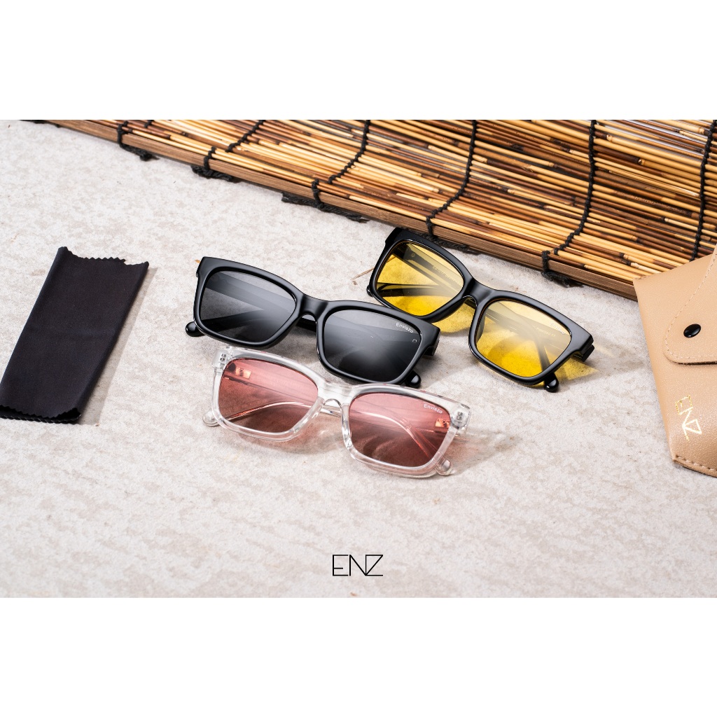 ENVISZO ES1017 Trust Romance แว่นกันแดด Polarized ตัดแสงสะท้อน กันUV100% พร้อมกล่องและผ้า