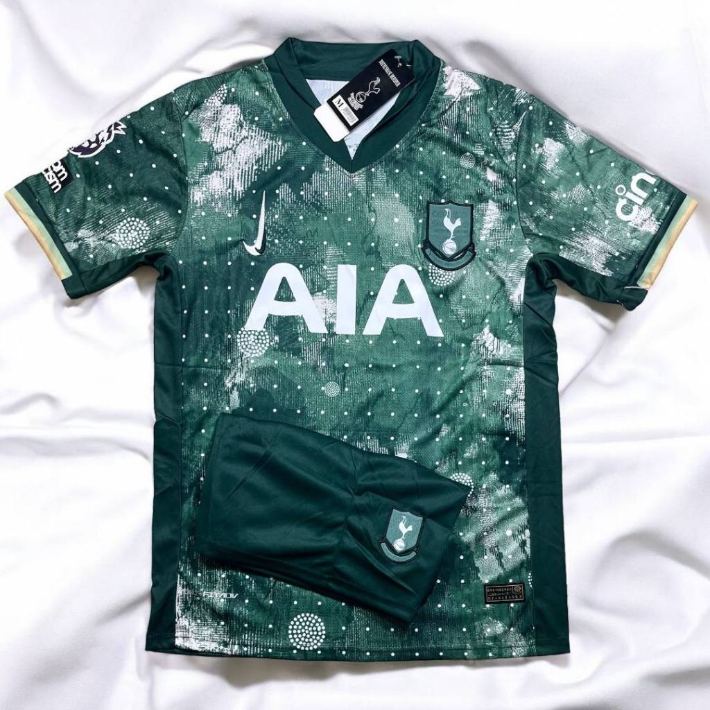 เสื้อฟุตบอล ทีม Spur เสือพร้อมกางเกงชุดกีฬาหรือผ้าดีใส่สบาย2024/2025