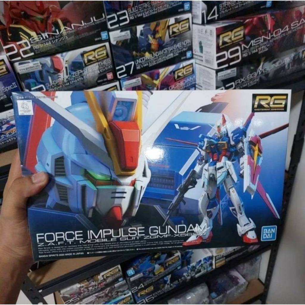 🟢🟢 ( พร้อมส่ง ) RG 1/144 FORCE IMPULSE GUNDAM - BANDAI -