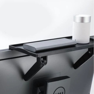 ชั้นวางของบนทีวี บนคอม ชั้นวางติดหลังจอทีวี ปรับระดับได้ รับน้ำหนัก 3-4 kg Screen Top Shelf