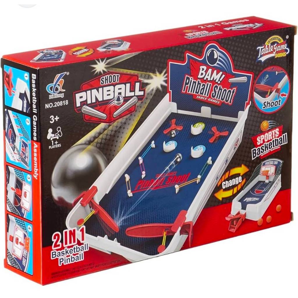 ตู้เกมพินบอล BAM Pinball Game ของเล่นเด็ก ตู้เกมส์ของเล่น ตู้พินบอล พร้อมจัดส่ง