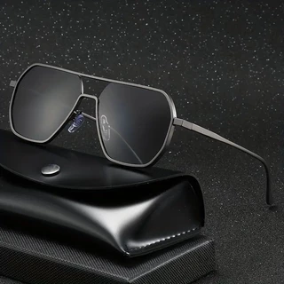แว่นตากันแดดพรีเมียม ร้านไทยส่งเร็ว แว่นตากันแดด เลนส์ Polarized แว่นกันแดดผู้ชาย (ผู้หญิงใส่ได้)