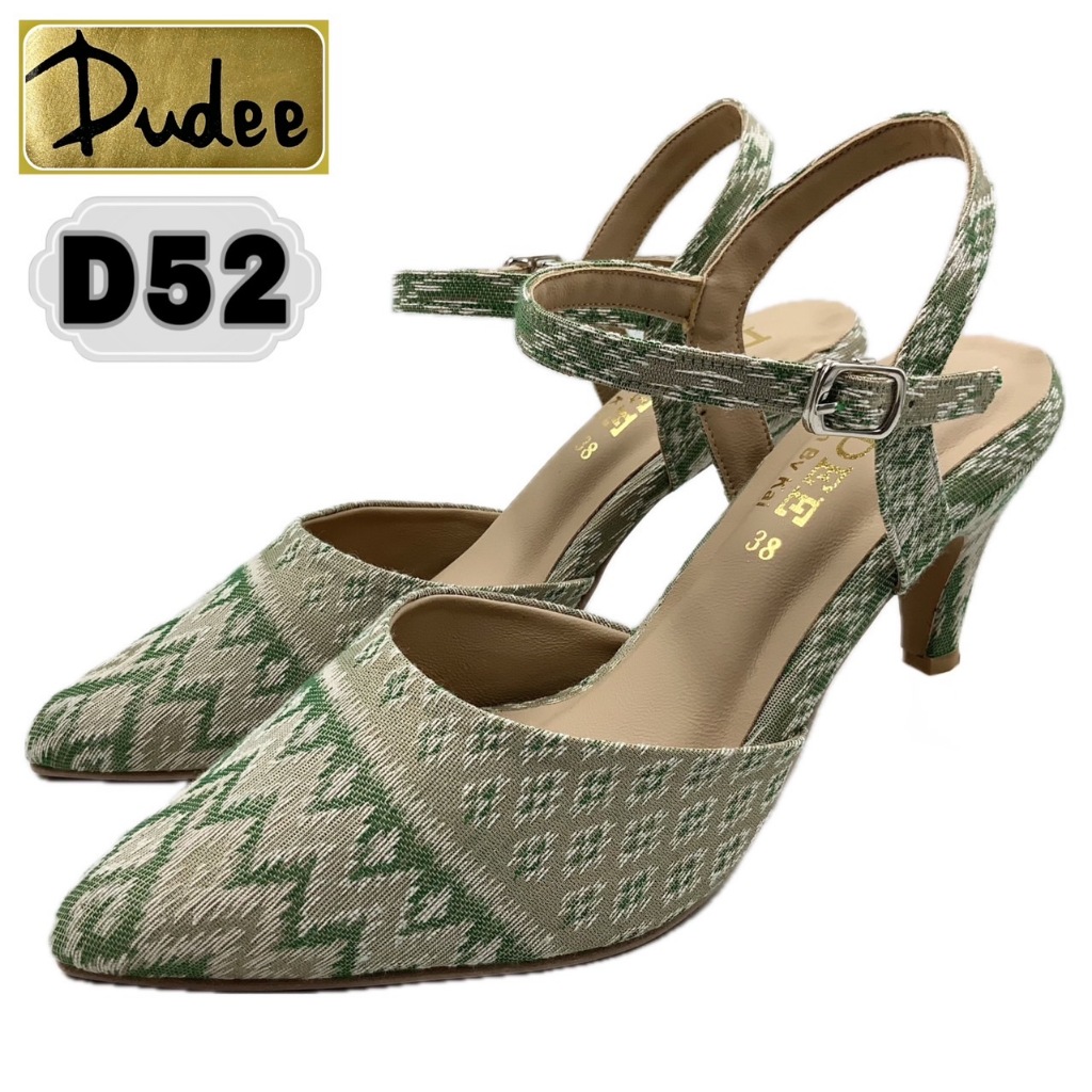 รองเท้าส้นสูง DUDEE SHOES (D52) (SIZE 35-45) แถมฟรีถุงเท้า 1 คู่
