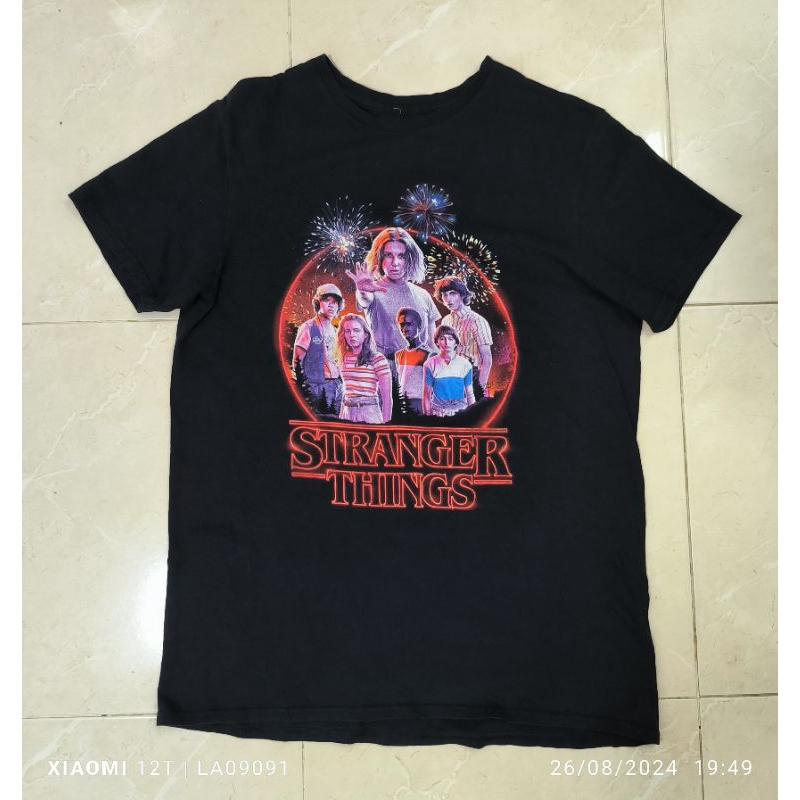 Stranger Things เสื้อยืดมือสองแท้💯