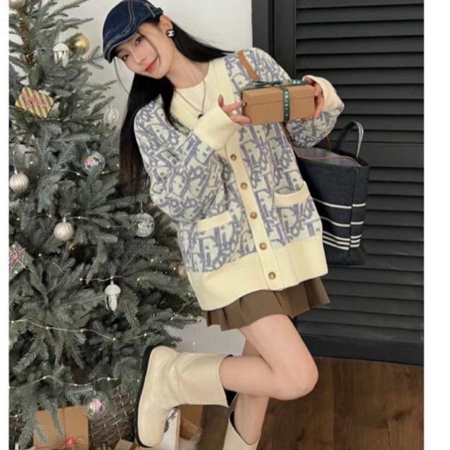 Christain Dior cardigan basic monogram
