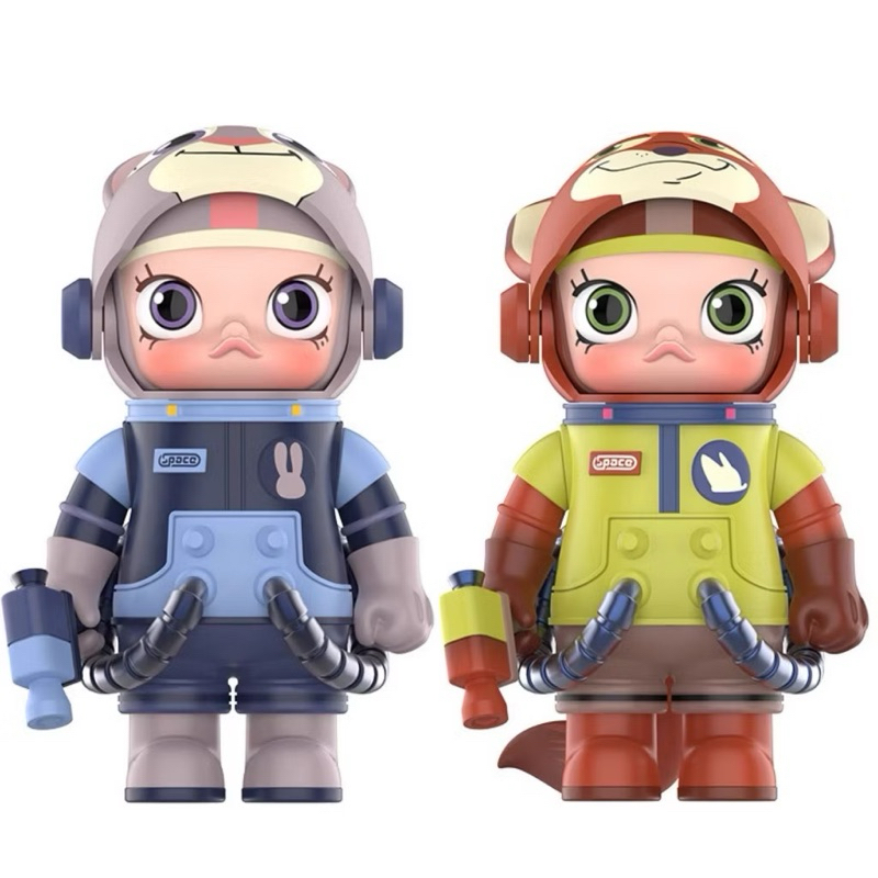 (แท้ 100%) Pop Mart MEGA SPACE MOLLY 100% Crazy Animal City ตกแต่งฟิกเกอร์อินเทรนด์