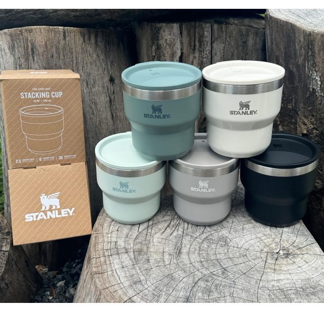 แก้วน้ำเก็บความเย็นแบรนด์ STANLEY รุ่น STAY-HOT STACKING CAMP CUP 10 OZ