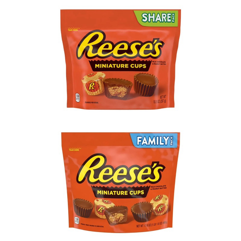 Reese's peanut butter cup ขนาด 297g, 498g