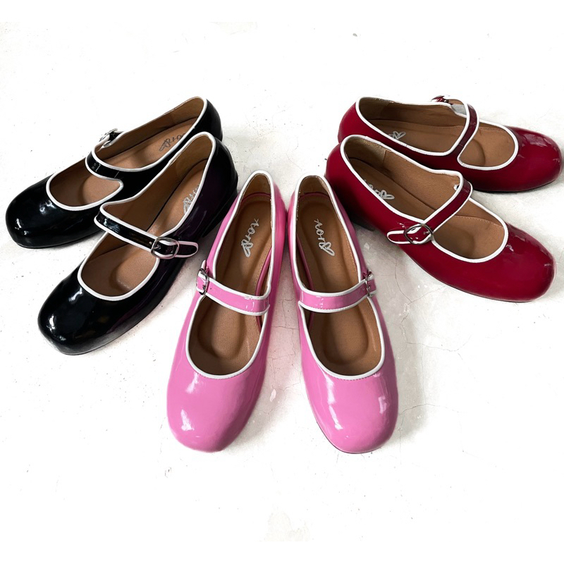 รองเท้า Glossy Candy ทรง แมรี่เจน สุดฮิต