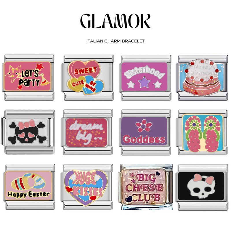 ชาร์ม กำไล Italian Charm Bracelet