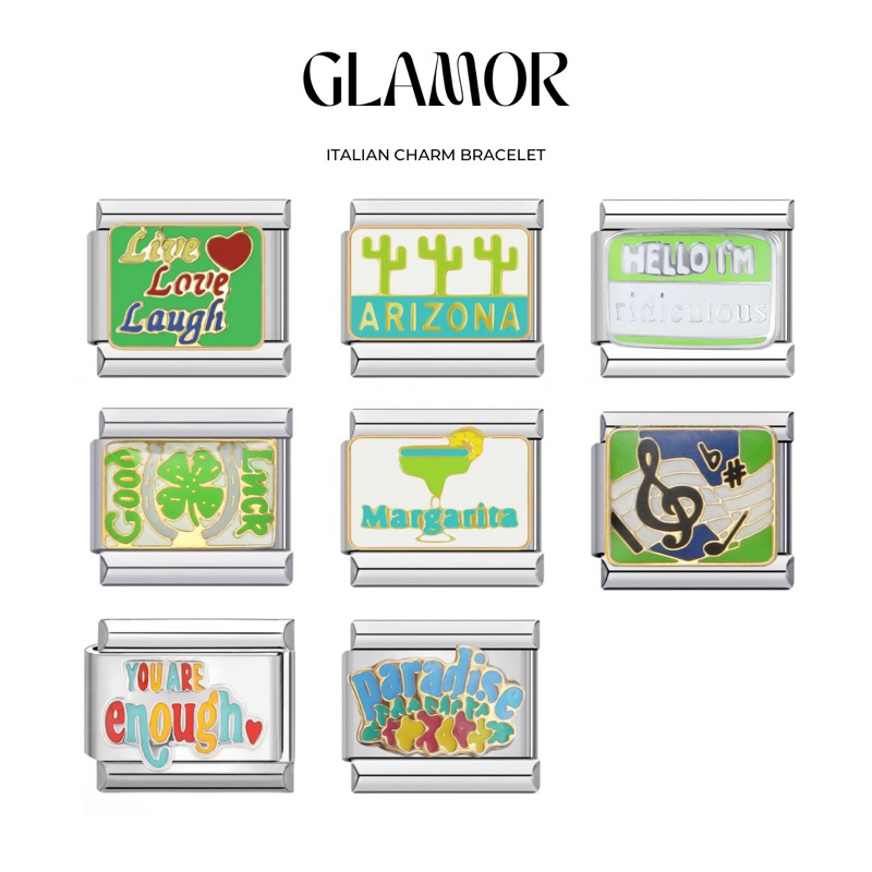 ชาร์ม กำไล Italian Charm Bracelet ราคา ถูกที่สุด ดีลบีเคเค