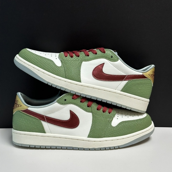 Jordan Air Jordan 1 Low OGYear oftheDragon White green