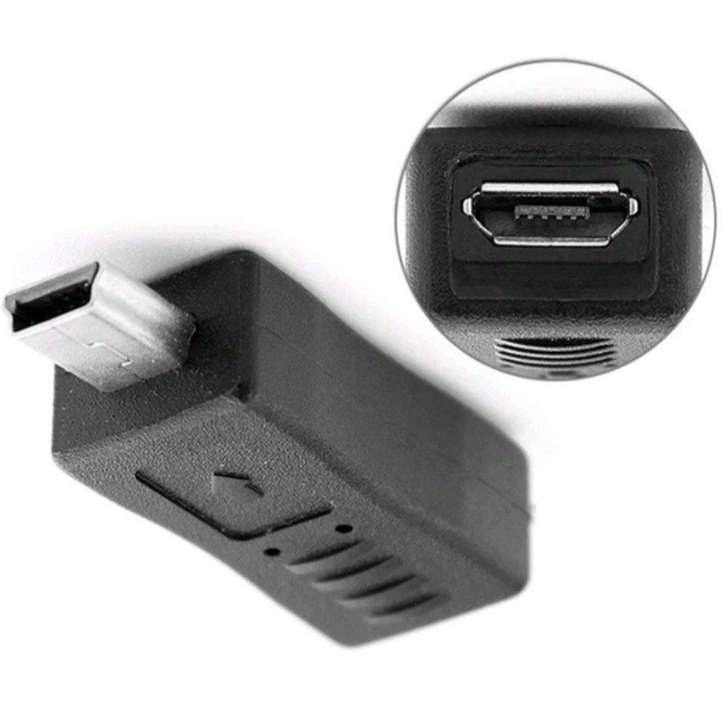 อะแดปเตอร์แปลง จาก Micro USB ไปเป็น Mini USB (Micro USB Female to Mini USB Male)