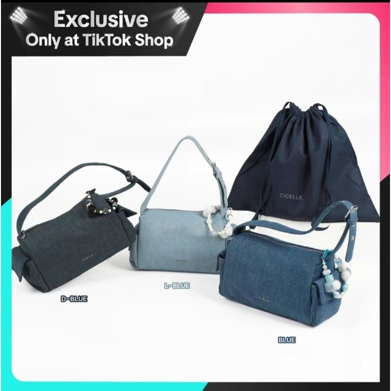 Cargo BAG ผ้ายีนส์เท่ๆ ใส่ของได้เยอะ ใส่ได้ทุกช่อง รหัส5217
